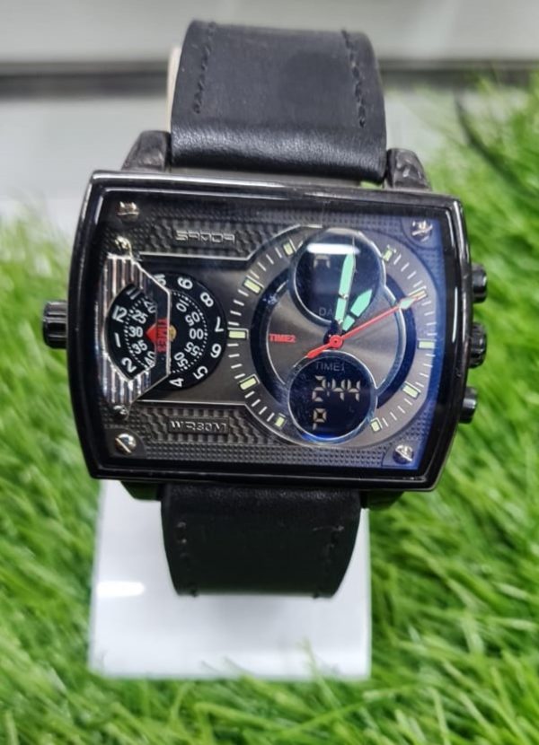 SANDA 6032 Quartz Analog Digital Dual Time