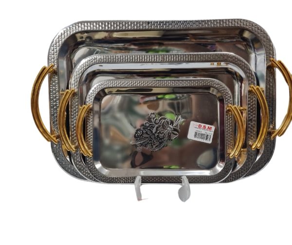 steel serving trays