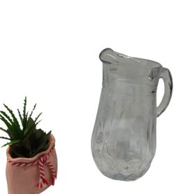 Vintage glass syrup pitcher. 