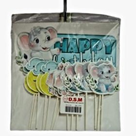 13-piece blue elephant-