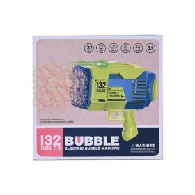 132 Holes Automatic Electric Bubble Gun
