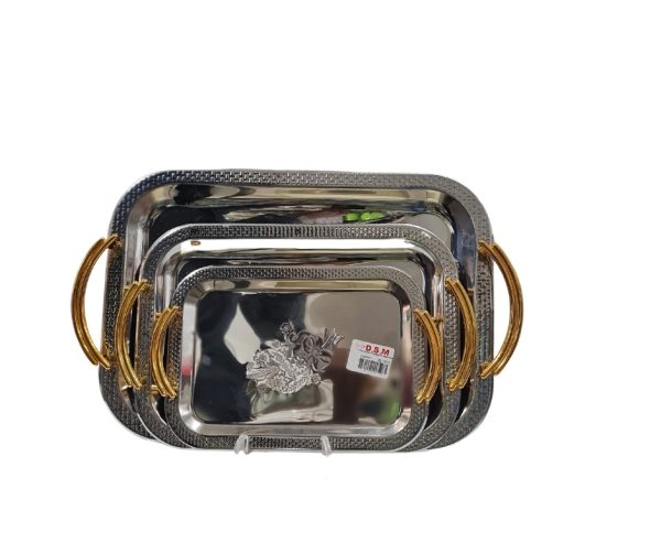 steel serving trays