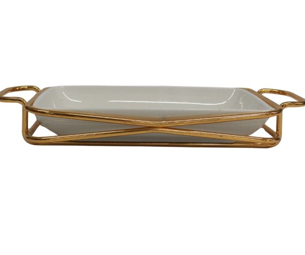 Rectangular serving platter