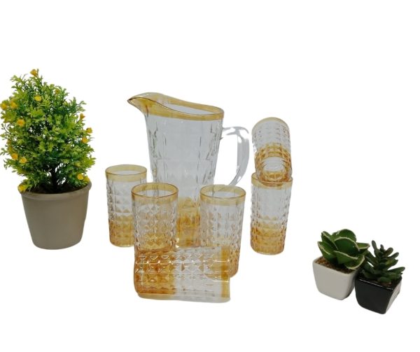 7-piece glassware