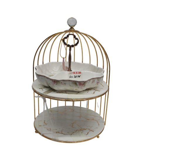 Two-tiered birdcage