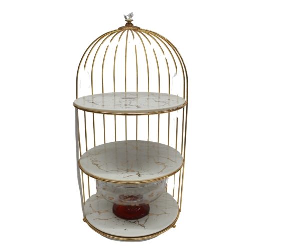 Two-tiered birdcage