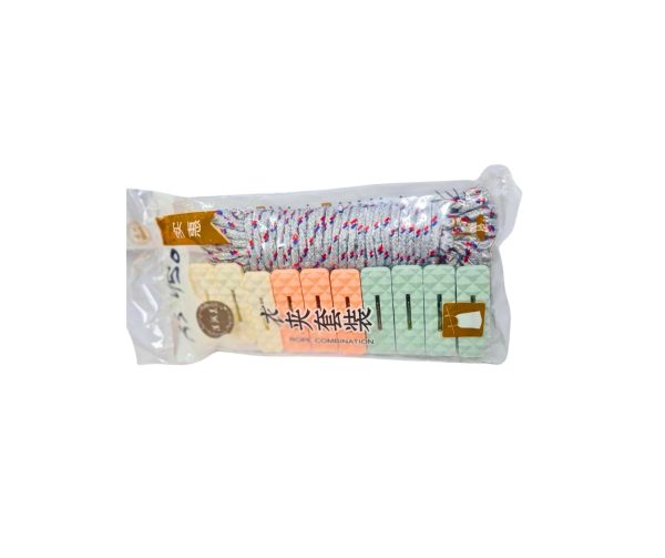 Clothespin Set with Rope combination
