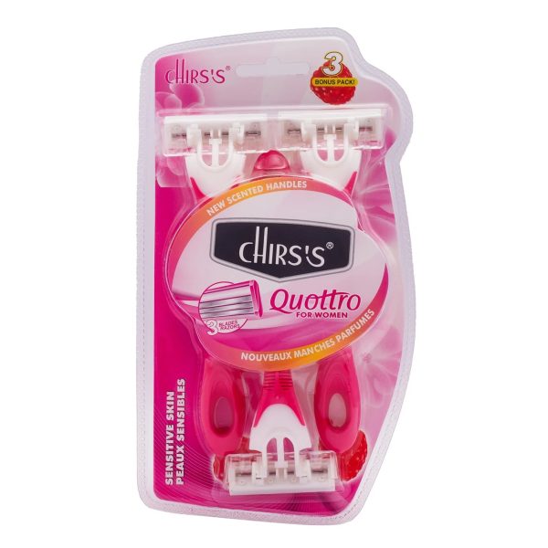 3 Blades Razors by Chirs's Quottro for Women