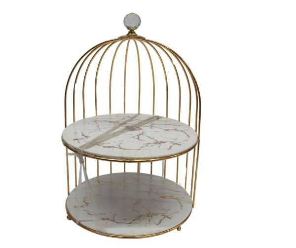 Two-tiered birdcage