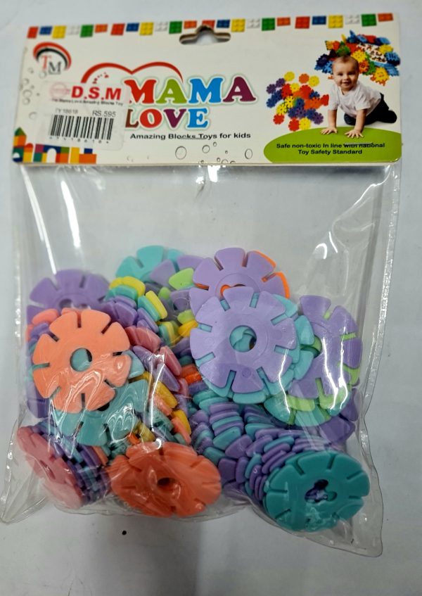 Snowflake-Shaped Building Blocks