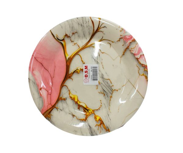 Marable white plate