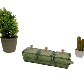 3 Grids Dry Fruits Tray