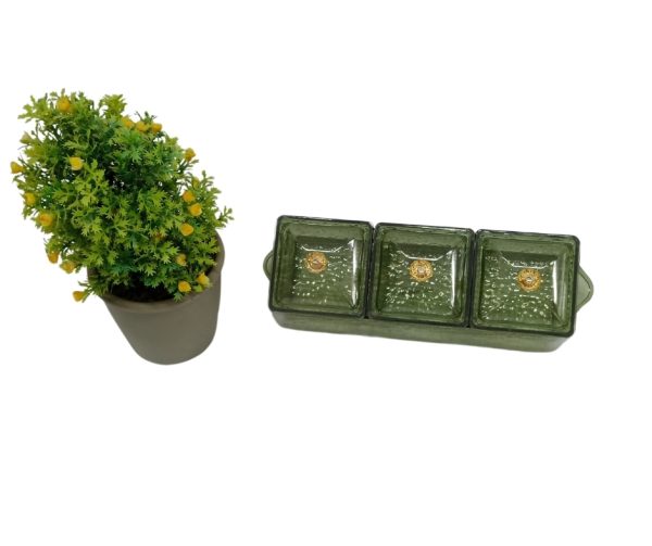 3 Grids Dry Fruits Tray