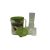 Green and clear plastic pitcher se