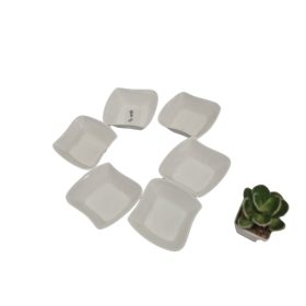Six Villeroy & Boch New Wave Square Bowls.