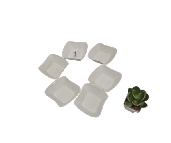 Six Villeroy & Boch New Wave Square Bowls.