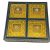black and gold serving tray