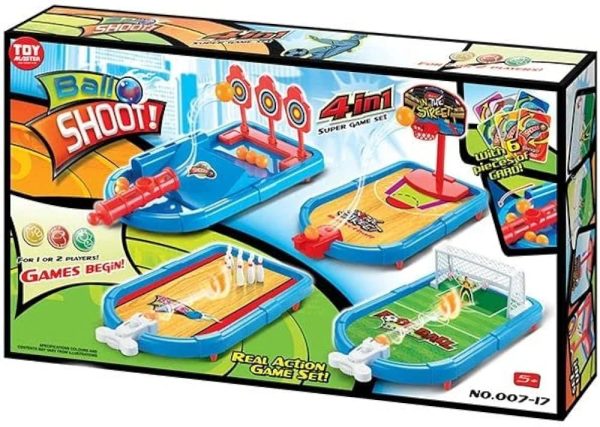 4-in-1 arcade game set