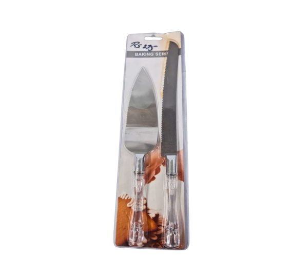 Cake Knife & Server Set. 