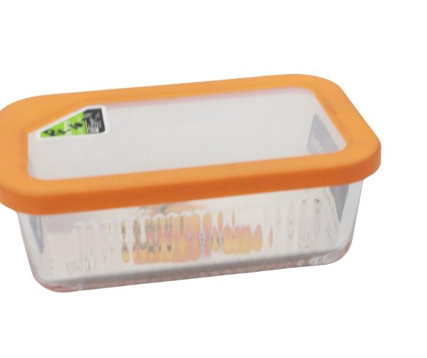 Limon glass food storage container.