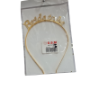 Gold metal headband
