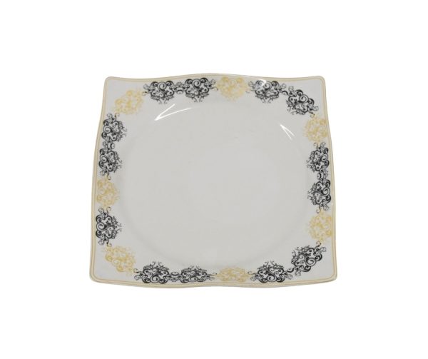 The plate's elegant design