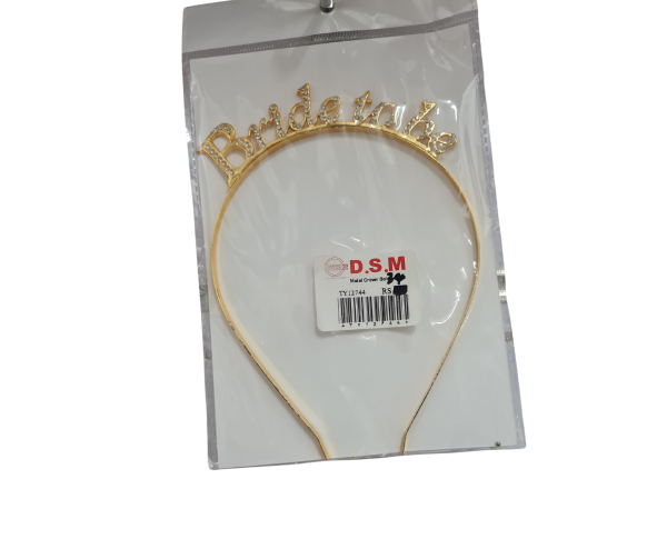 Gold metal headband