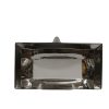 Rectangular pewter tray