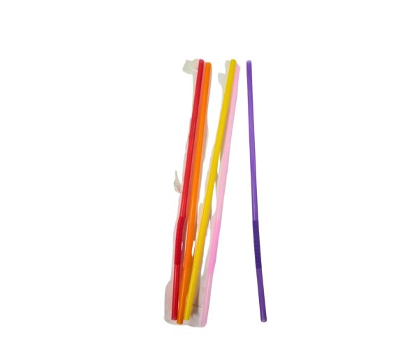 Colorful Bendable Plastic Straws