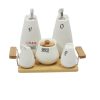 White ceramic containers