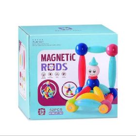 52-Piece Set of Magnetic Rods