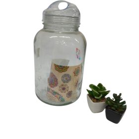 Almas Karan glass jar