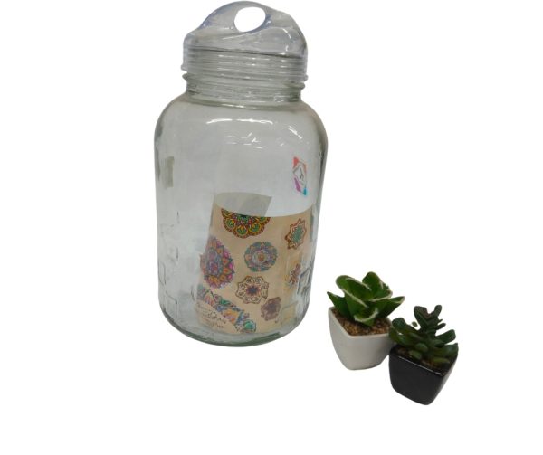 Almas Karan glass jar