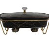 Black Ceramic chafing dish