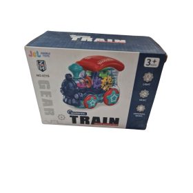 Kid's Electric Universal Gear Transparent Toy Train