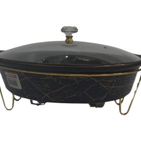 Ceramic chafing dish