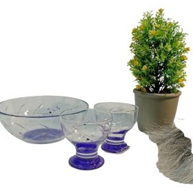 Three glass pieces