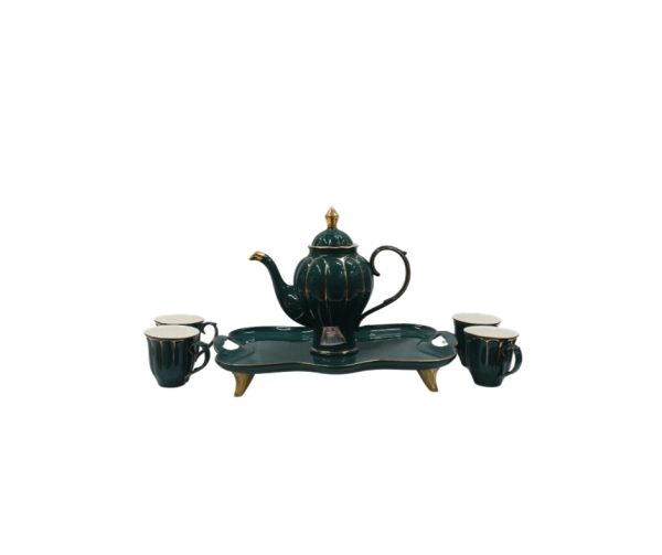 Green and Gold tea set