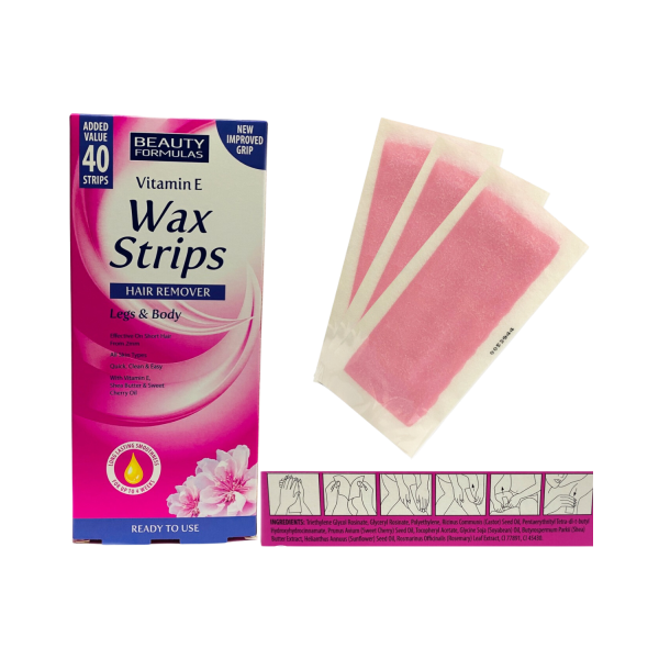 Wax Strips by Beauty Formulas 40 pcs
