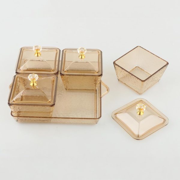 Elegant Fruit and Nut Serving Tray