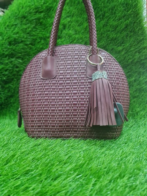 Round Bag Top Handle Handbag
