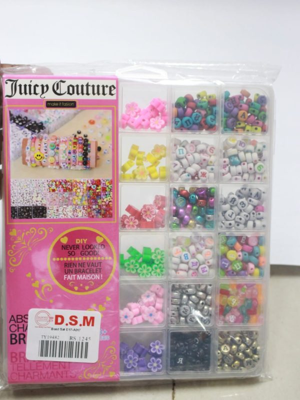 Acrylic Beads Charms Jewelry Making DIY Set