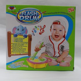 The Zaprap Musical Flash Drum features flashing lights, lively music, and a colorful design—perfect for engaging toddlers in rhythmic play and promoting coordination!