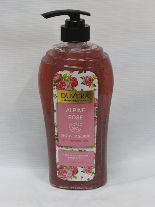 Duvera Shower Scrub Alpine Rose