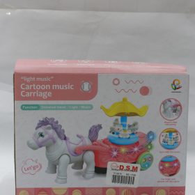 Kids Musical Toy Horse Carriage