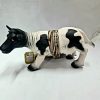 Large rubber toy cow