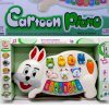 Rabbit-shaped toy piano for children