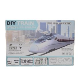 Realistic Train & Track with Light & Sound