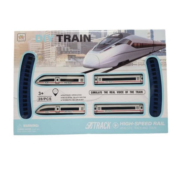Realistic Train & Track with Light & Sound