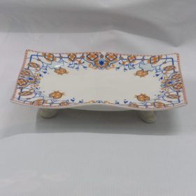 Rectangular ceramic serving tray